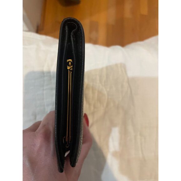 Authentic Chanel Long Bifold Wallet – Black Caviar Leather - Picture 5 of 11